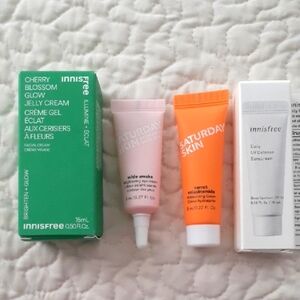 Innisfree and Saturday Skin Skincare Set